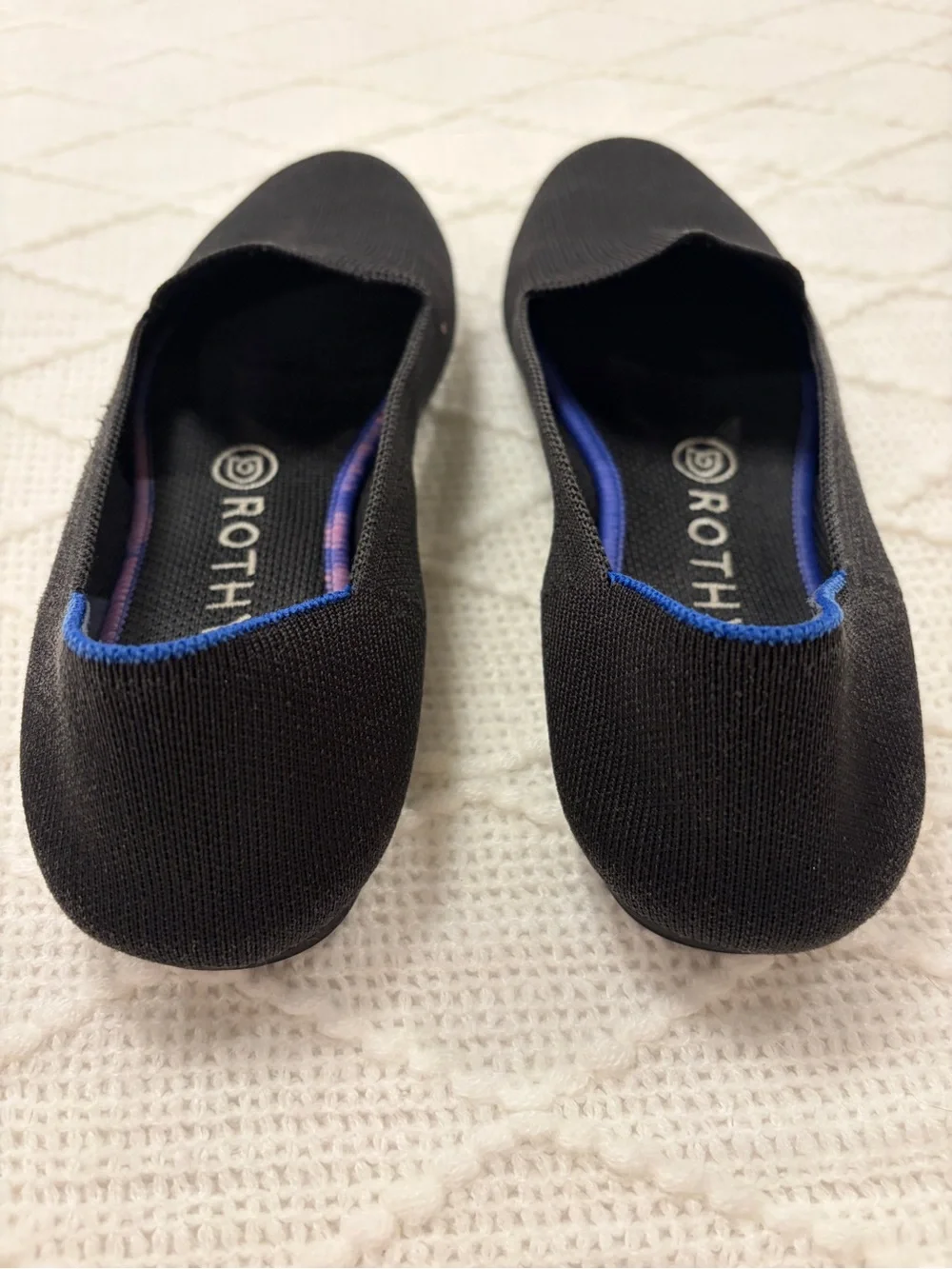 Rothy's Black Knit Slip-On 8.5